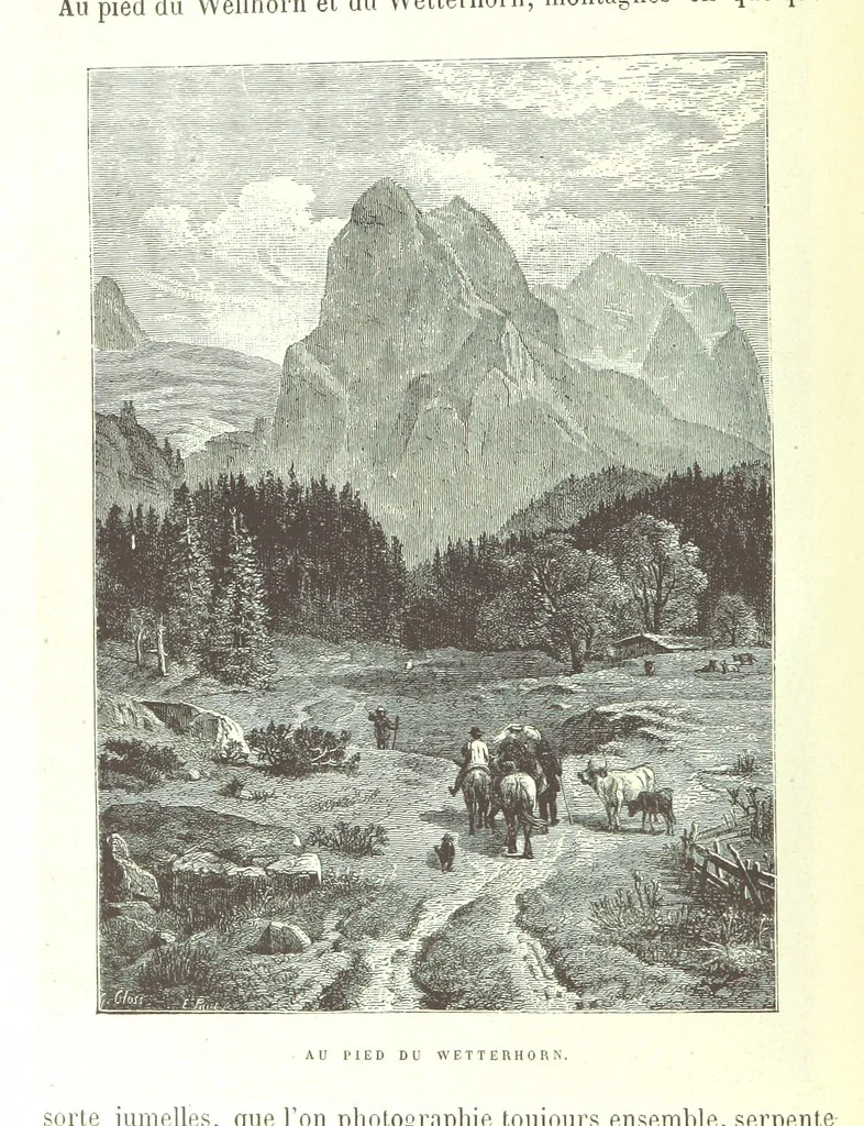 An illustration from La Suisse pittoresque, 1882, leaf 96