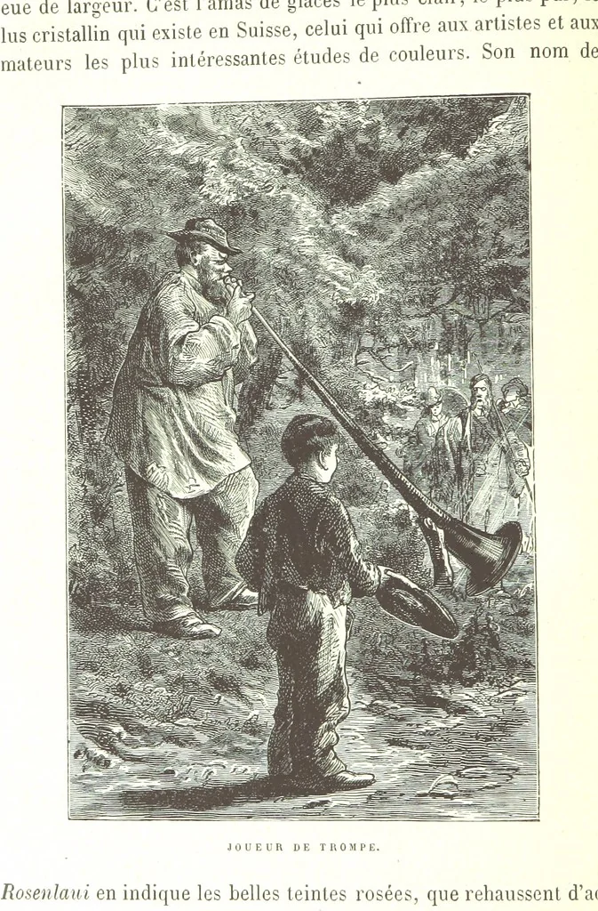 An illustration from La Suisse pittoresque, 1882, leaf 98