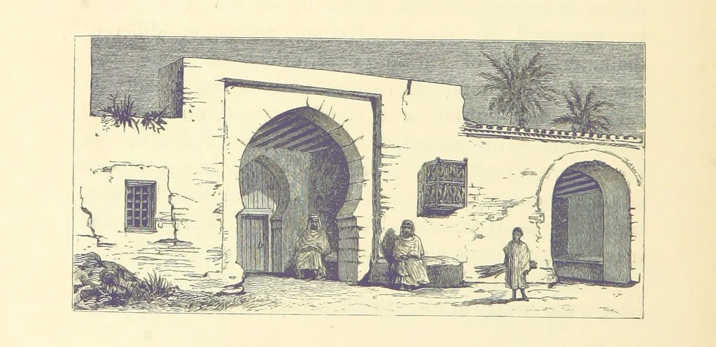 An illustration from Travels in Tunisia. With a glossary, a map, a bibliography, and fifty illustrations, 1887, leaf 118