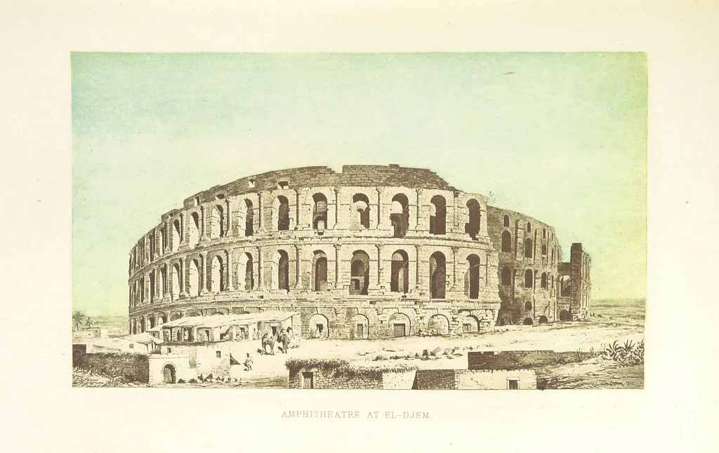 An illustration from Travels in Tunisia. With a glossary, a map, a bibliography, and fifty illustrations, 1887, leaf 125