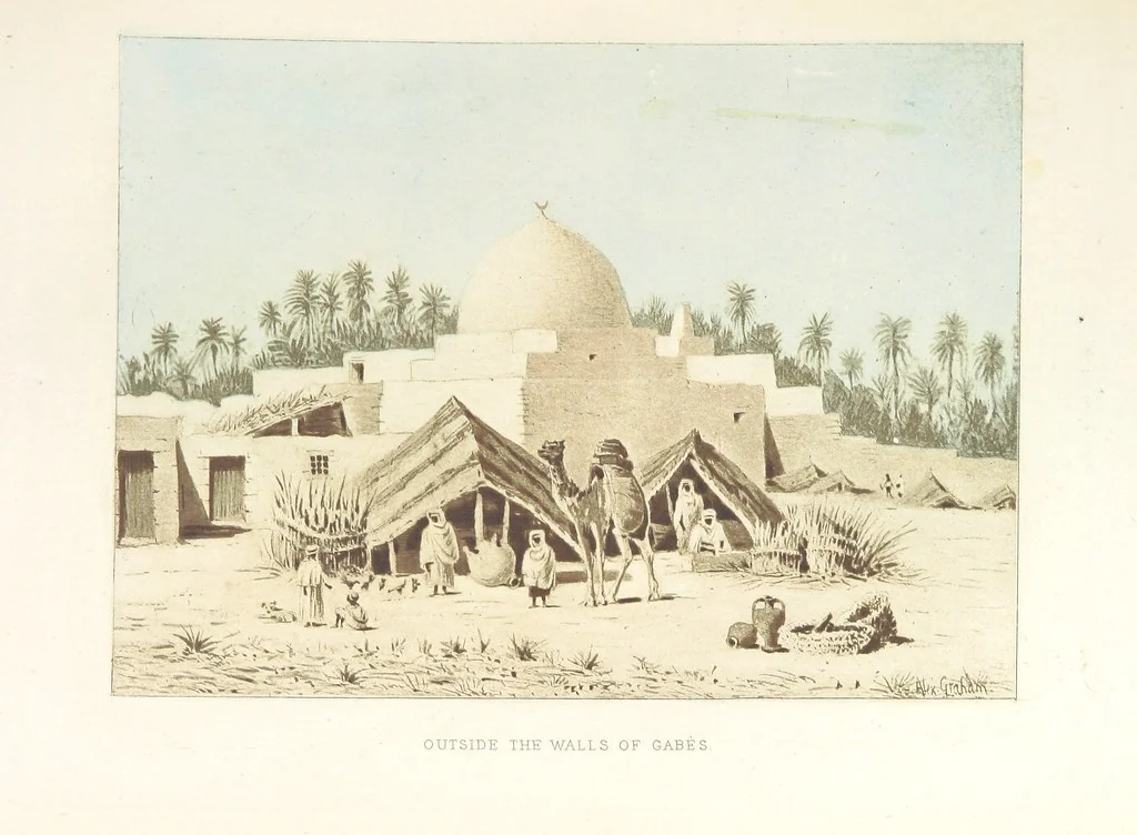 An illustration from Travels in Tunisia. With a glossary, a map, a bibliography, and fifty illustrations, 1887, leaf 147
