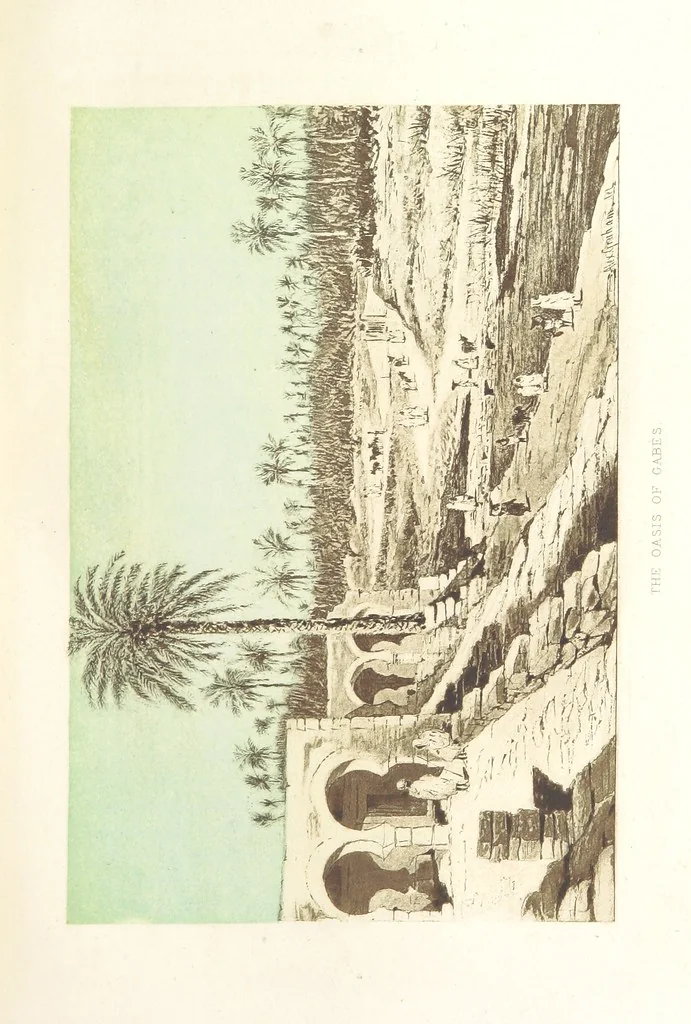 An illustration from Travels in Tunisia. With a glossary, a map, a bibliography, and fifty illustrations, 1887, leaf 153