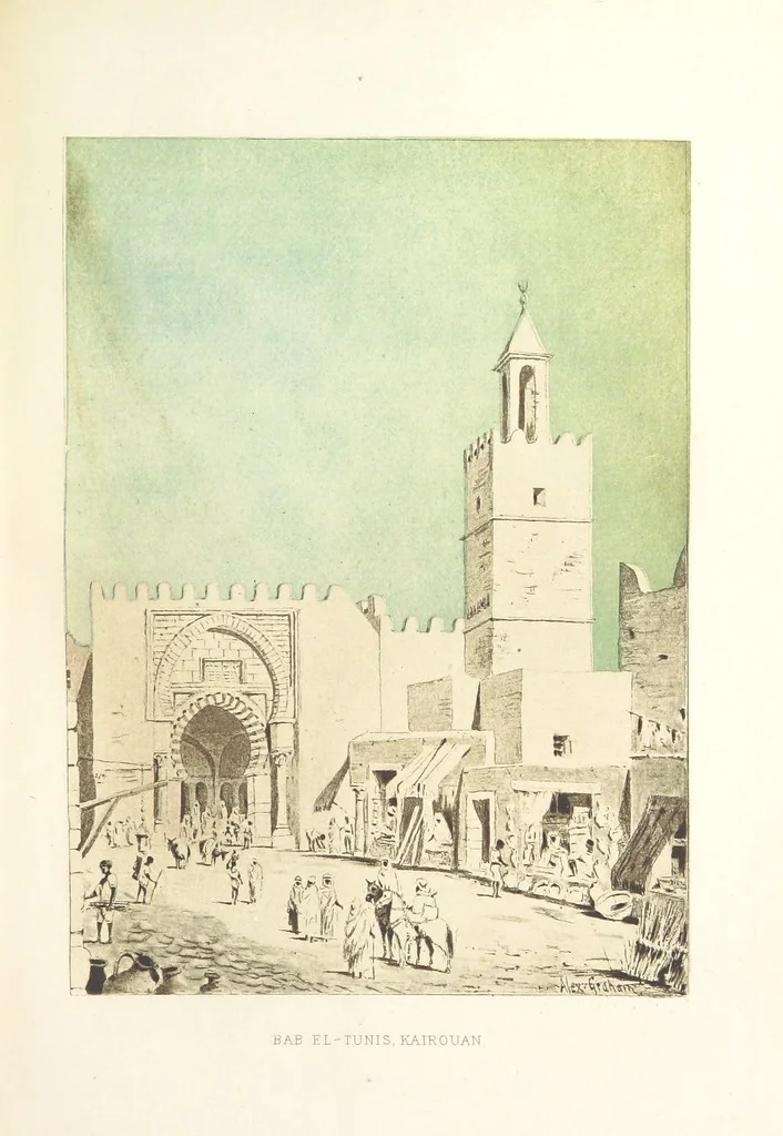 An illustration from Travels in Tunisia. With a glossary, a map, a bibliography, and fifty illustrations, 1887, leaf 171