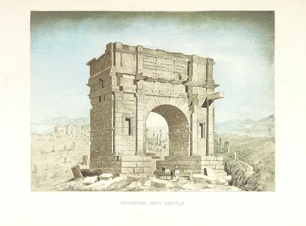 An illustration from Travels in Tunisia. With a glossary, a map, a bibliography, and fifty illustrations, 1887, leaf 215