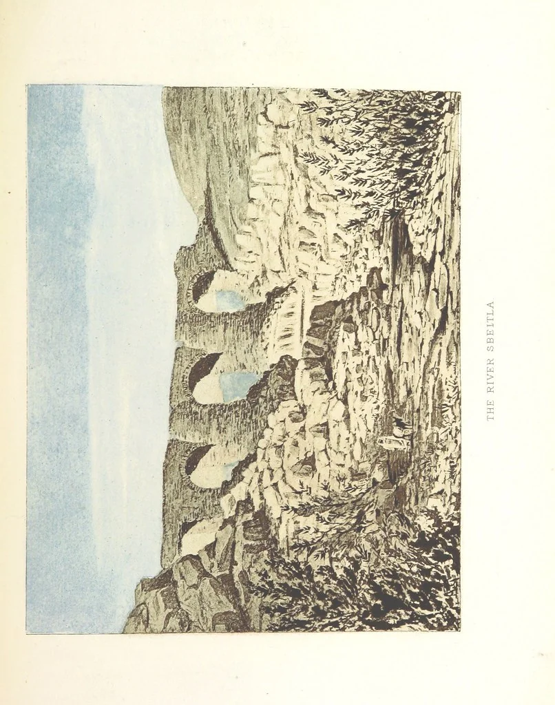 An illustration from Travels in Tunisia. With a glossary, a map, a bibliography, and fifty illustrations, 1887, leaf 219