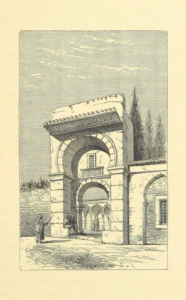 An illustration from Travels in Tunisia. With a glossary, a map, a bibliography, and fifty illustrations, 1887, leaf 43