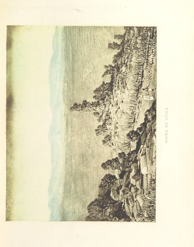 An illustration from Travels in Tunisia. With a glossary, a map, a bibliography, and fifty illustrations, 1887, leaf 85