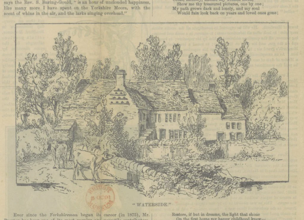 An illustration from The Poets and Poetry of Yorkshire. Comprising biographical notices of the most eminent poets, natives of the county of York. With extracts from their writings, etc, 1868, leaf 350