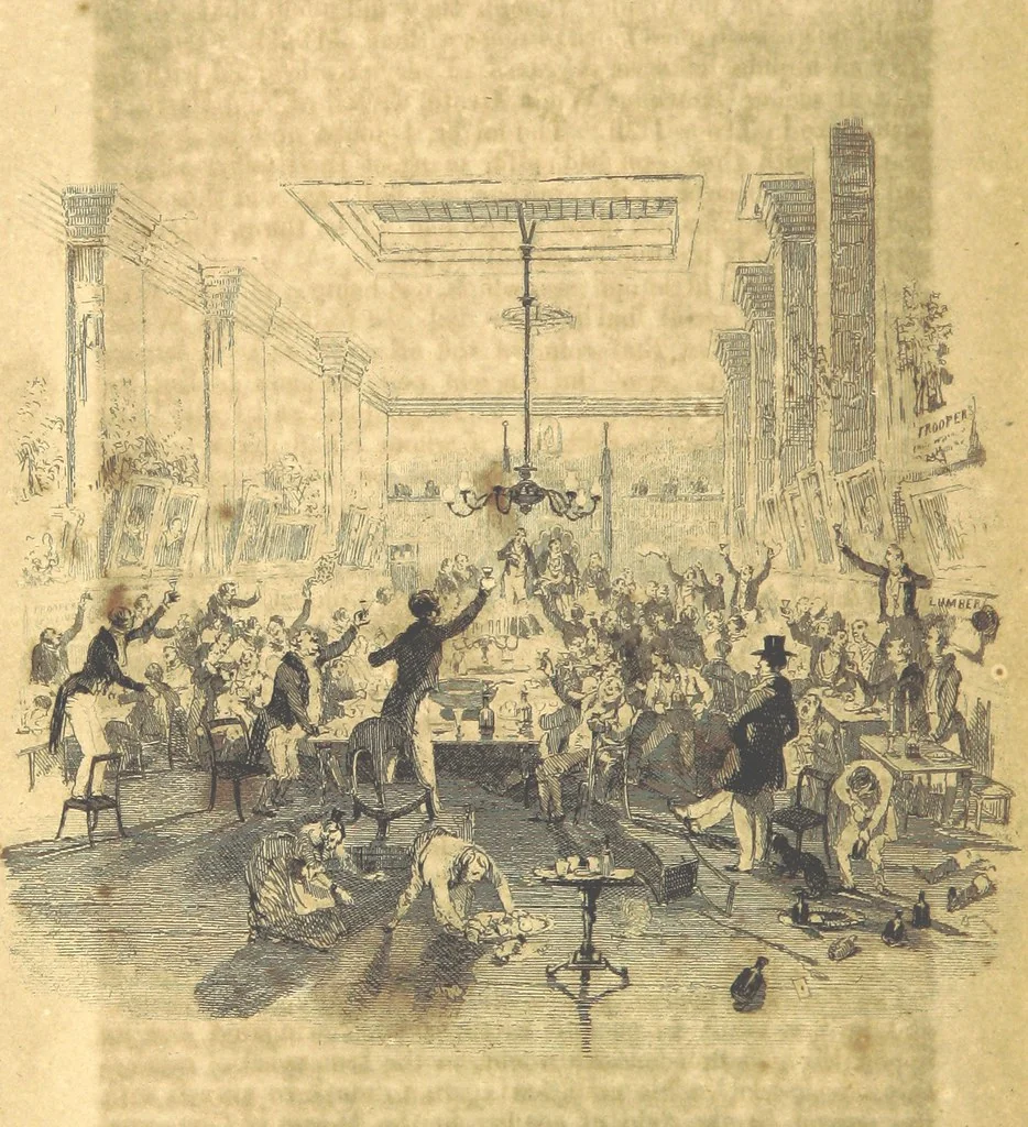 An illustration from Sketches in London ... Second edition, 1840, leaf 132