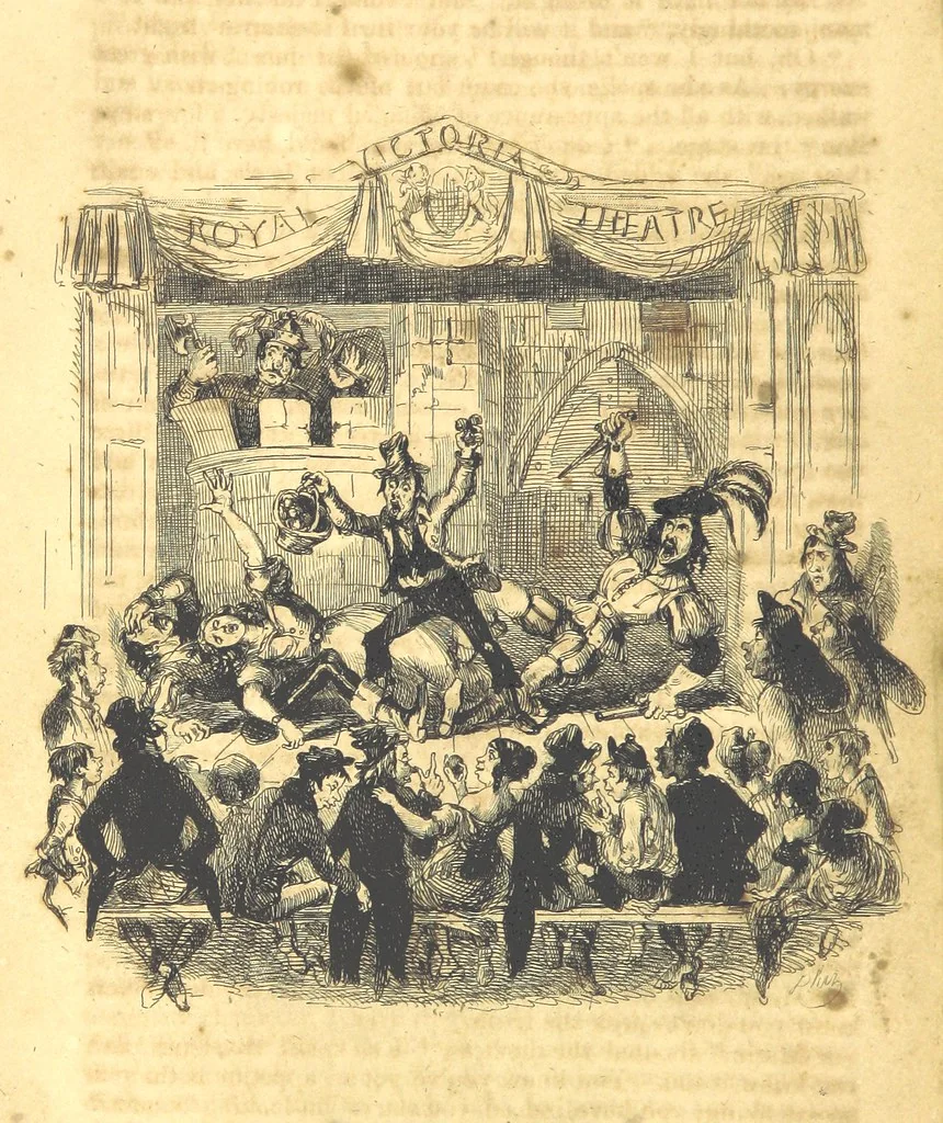 An illustration from Sketches in London ... Second edition, 1840, leaf 198