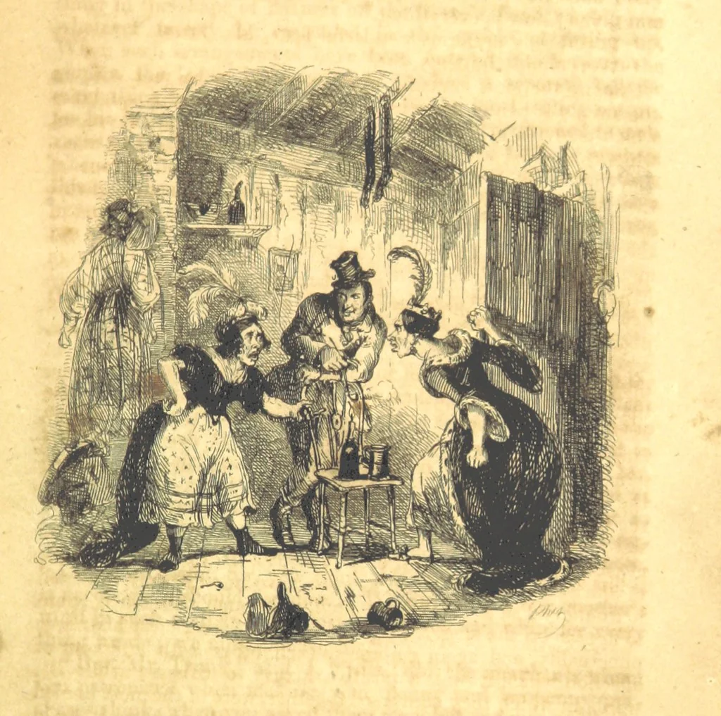 An illustration from Sketches in London ... Second edition, 1840, leaf 207