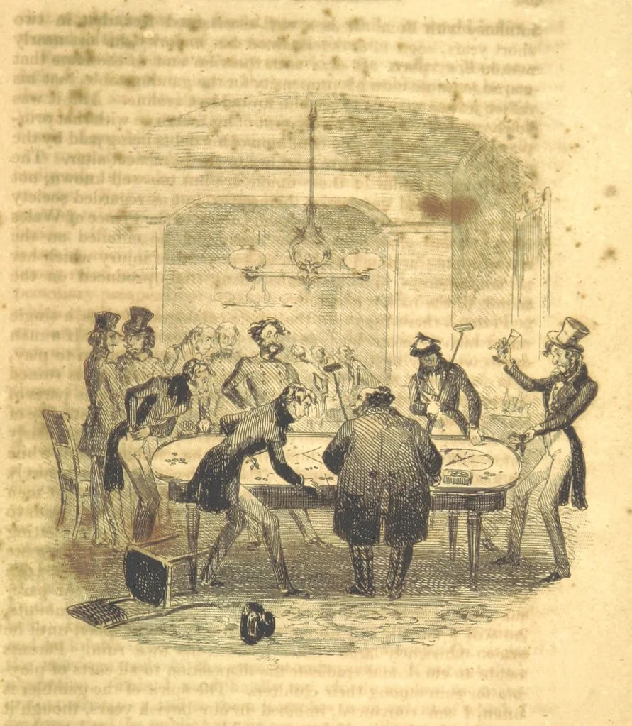 An illustration from Sketches in London ... Second edition, 1840, leaf 419
