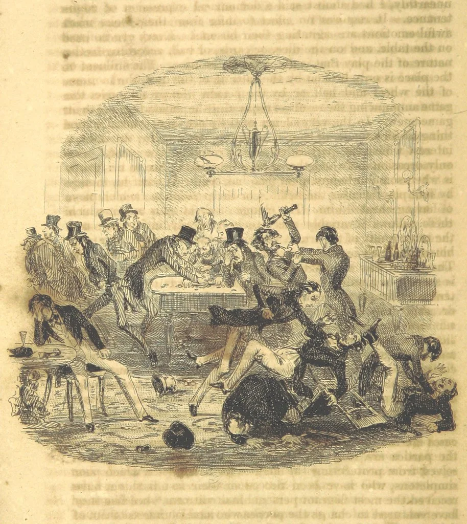 An illustration from Sketches in London ... Second edition, 1840, leaf 426
