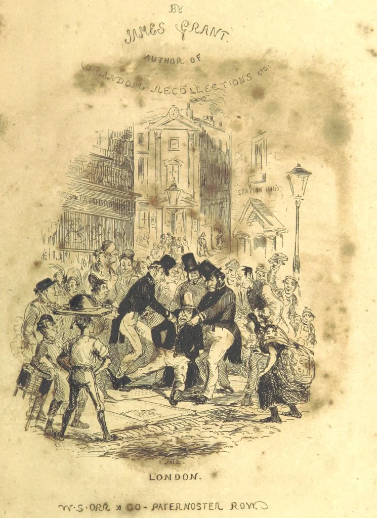An illustration from Sketches in London ... Second edition, 1840, leaf 7