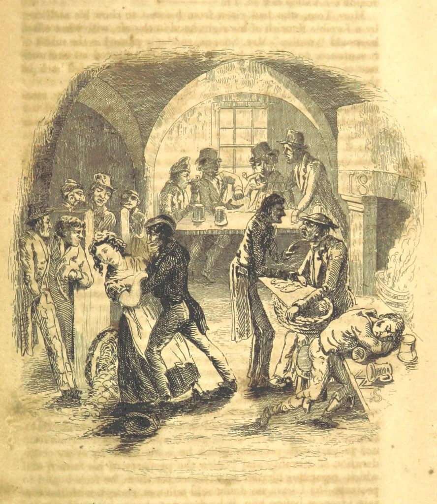 An illustration from Sketches in London ... Second edition, 1840, leaf 93
