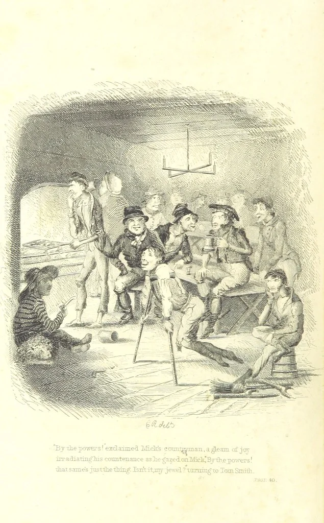 An illustration from Sketches in London ... Third edition, 1850, leaf 8