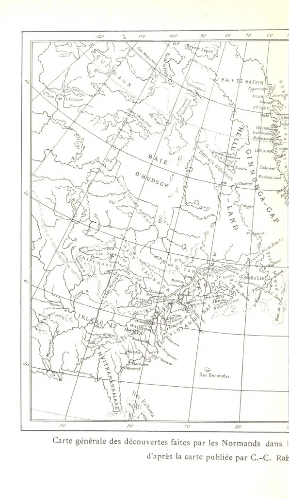 An illustration from Découverte de l'Amérique par les Normands au Xe Siècle, etc. L.P, 1874, leaf 46