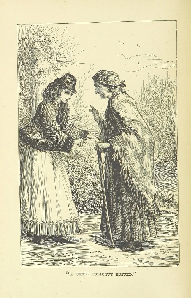 An illustration from Ailie Stuart: a story of school life. [With illustrations, 1873, leaf 146