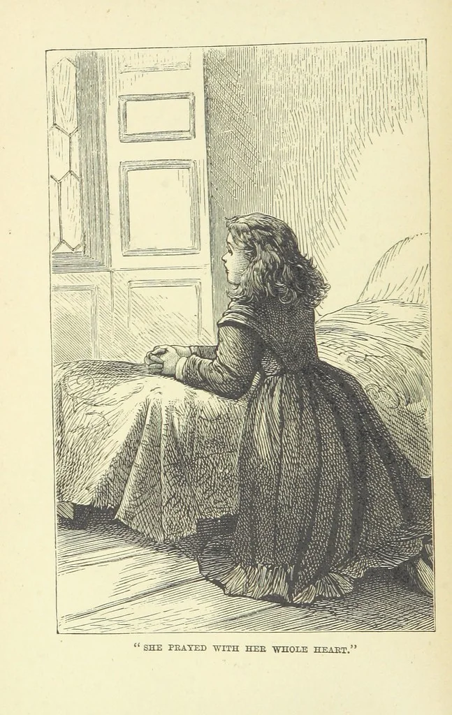 An illustration from Ailie Stuart: a story of school life. [With illustrations, 1873, leaf 176