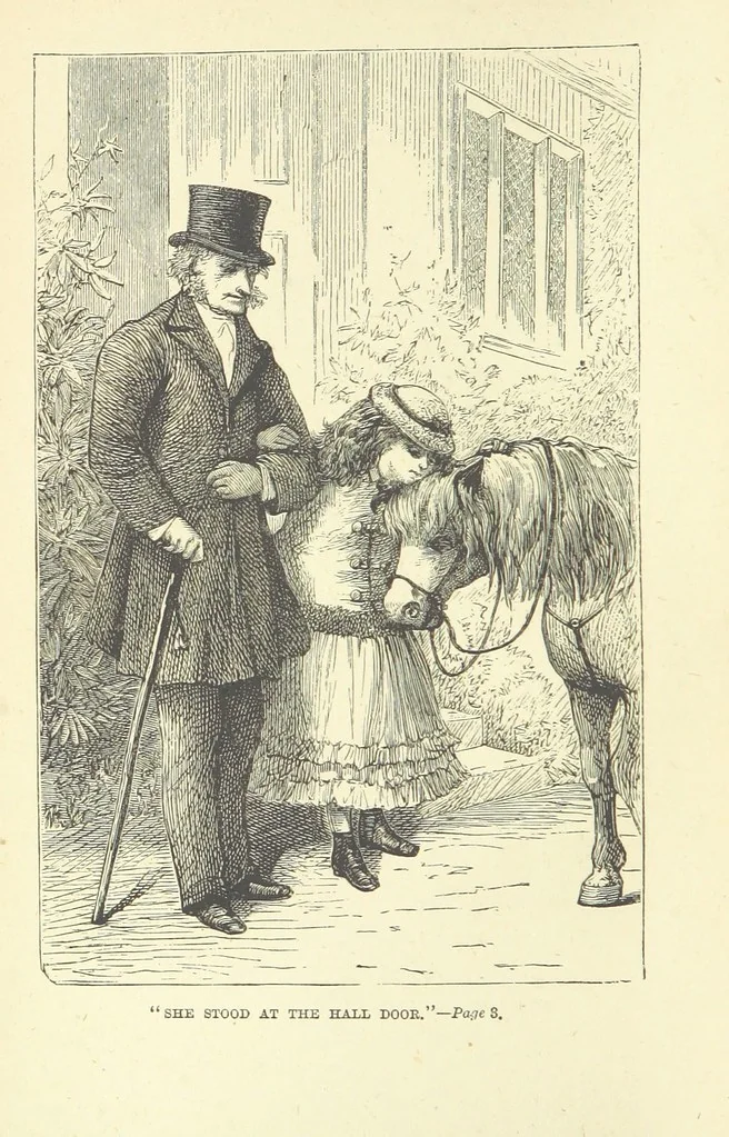 An illustration from Ailie Stuart: a story of school life. [With illustrations, 1873, leaf 6