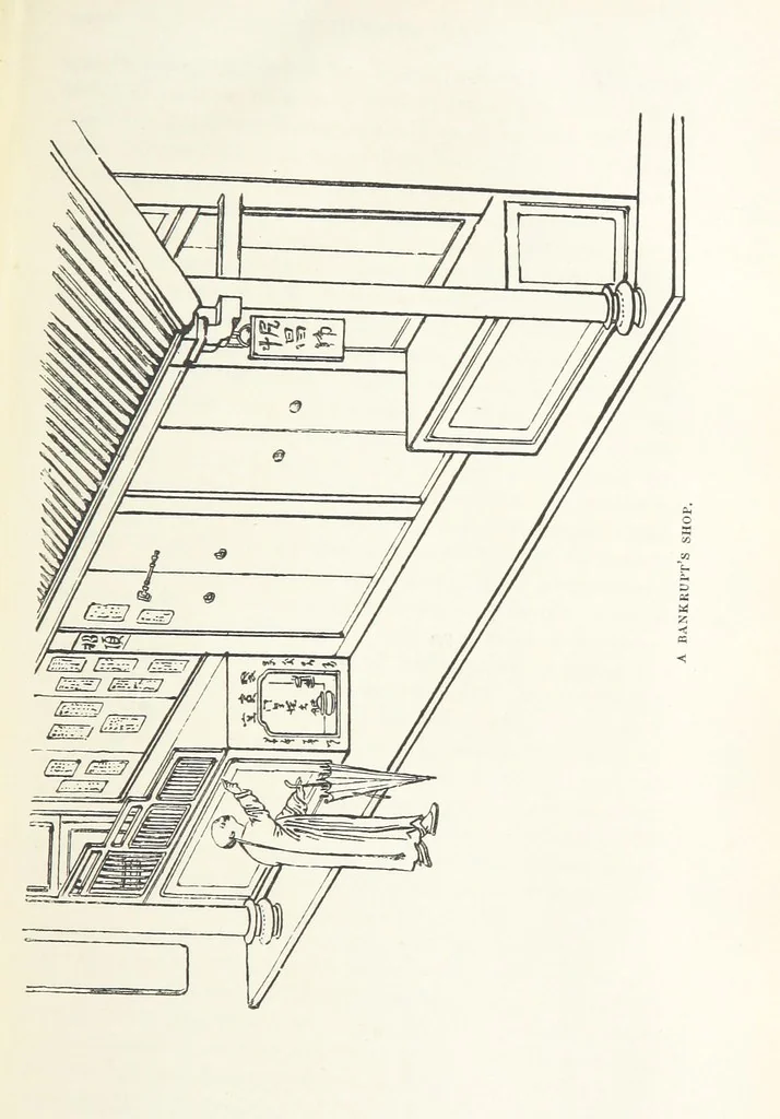 An illustration from China: a history of the laws, manners, and customs of the people. ... Edited by W. G. Gregor. With ... illustrations, 1878, leaf 135