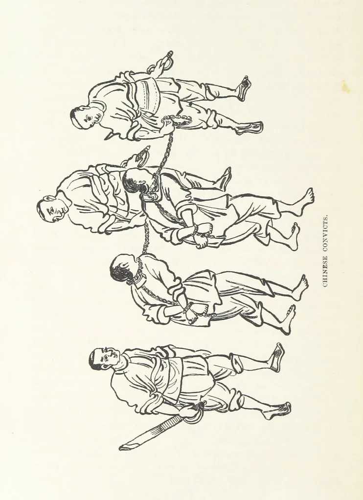 An illustration from China: a history of the laws, manners, and customs of the people. ... Edited by W. G. Gregor. With ... illustrations, 1878, leaf 164