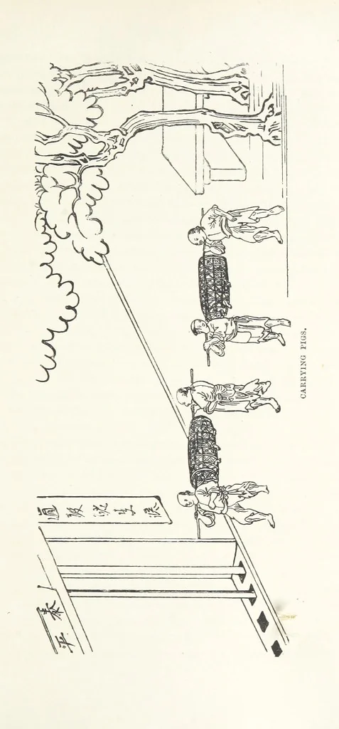 An illustration from China: a history of the laws, manners, and customs of the people. ... Edited by W. G. Gregor. With ... illustrations, 1878, leaf 293