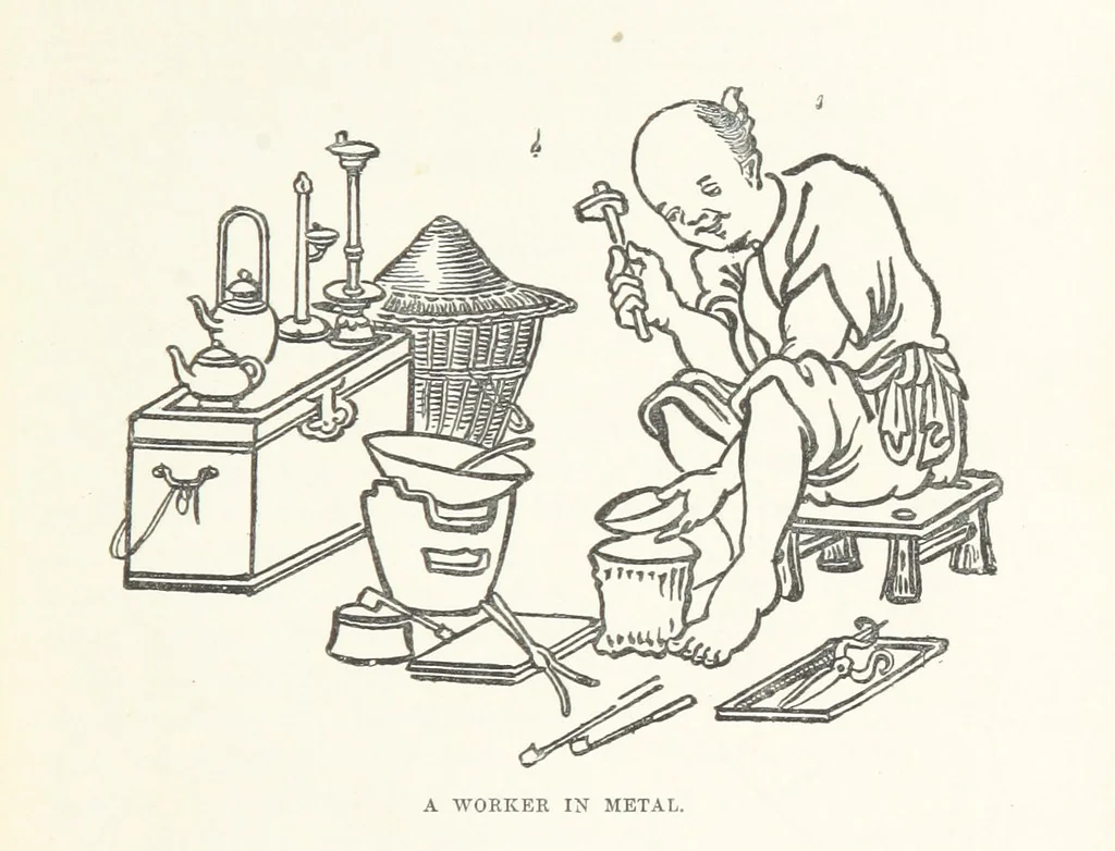 An illustration from China: a history of the laws, manners, and customs of the people. ... Edited by W. G. Gregor. With ... illustrations, 1878, leaf 323