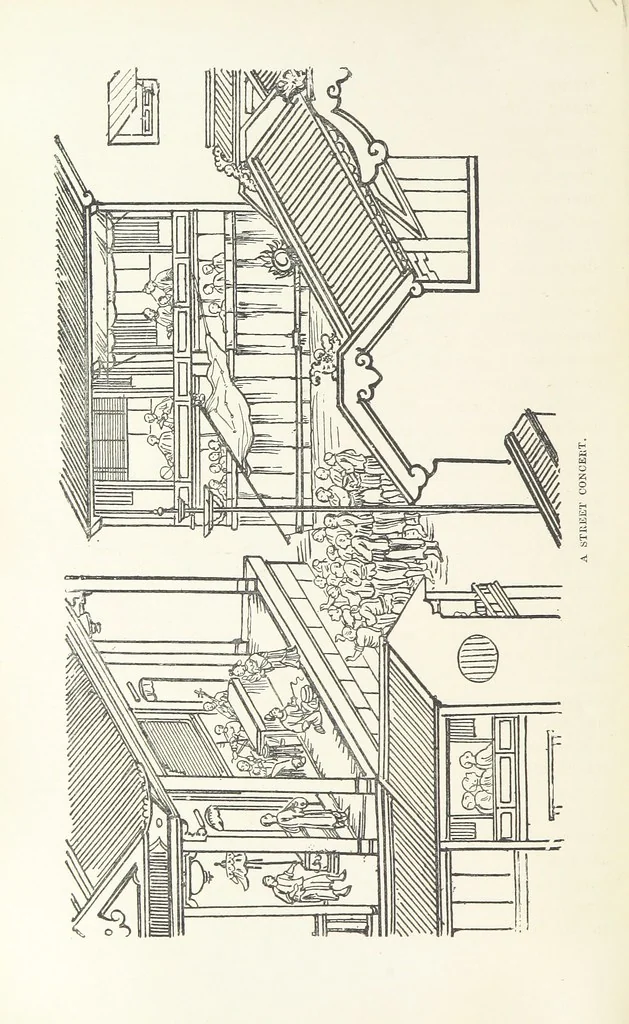An illustration from China: a history of the laws, manners, and customs of the people. ... Edited by W. G. Gregor. With ... illustrations, 1878, leaf 334