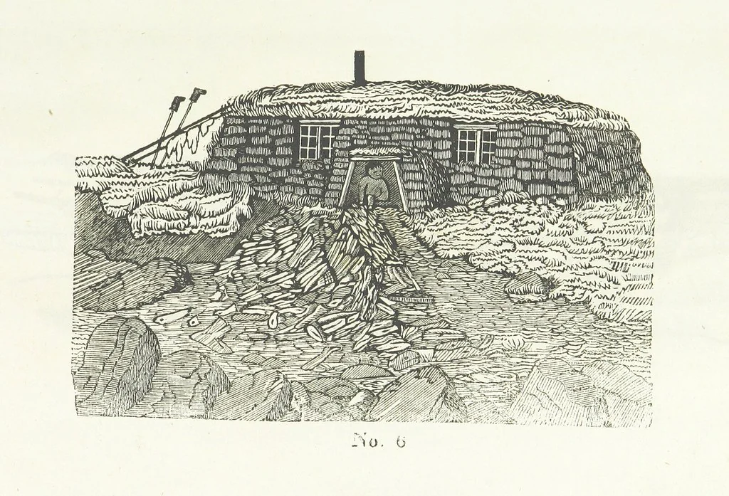 An illustration from Kaladlit Assilialiait; or, Woodcuts drawn and engraved by Greenlanders. [With coloured duplicates of Nos. 1 and 2, 1860, leaf 25