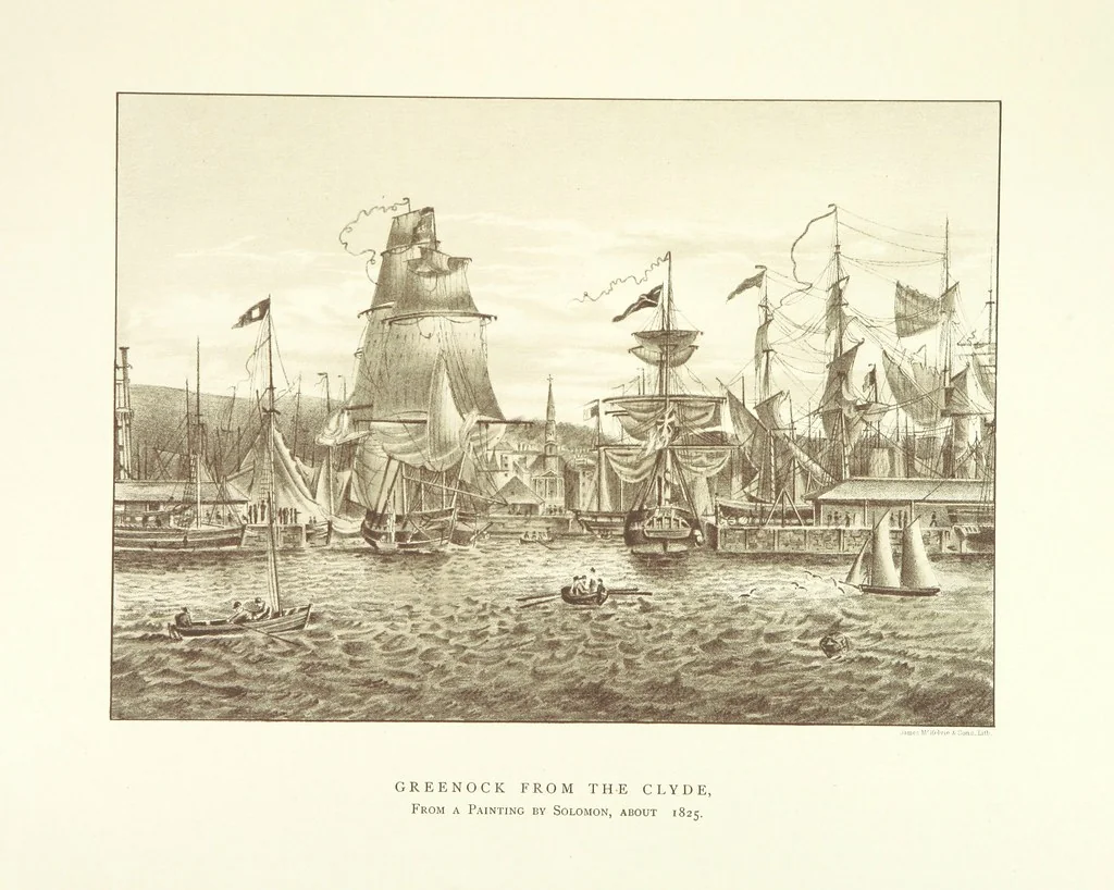 An illustration from Views & Reminiscences of Old Greenock. [With letterpress by A. Williamson, 1891, leaf 15