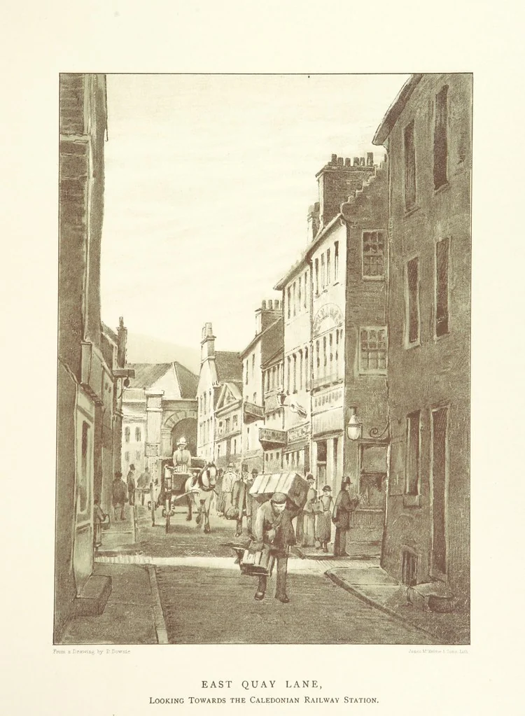 An illustration from Views & Reminiscences of Old Greenock. [With letterpress by A. Williamson, 1891, leaf 35