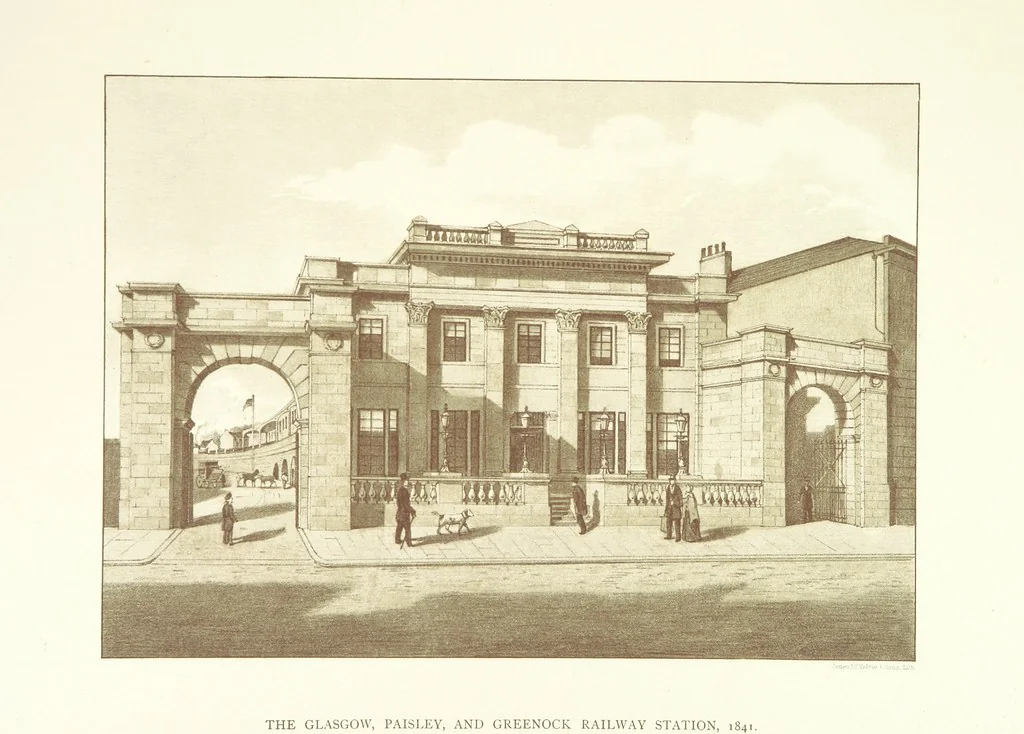 An illustration from Views & Reminiscences of Old Greenock. [With letterpress by A. Williamson, 1891, leaf 39