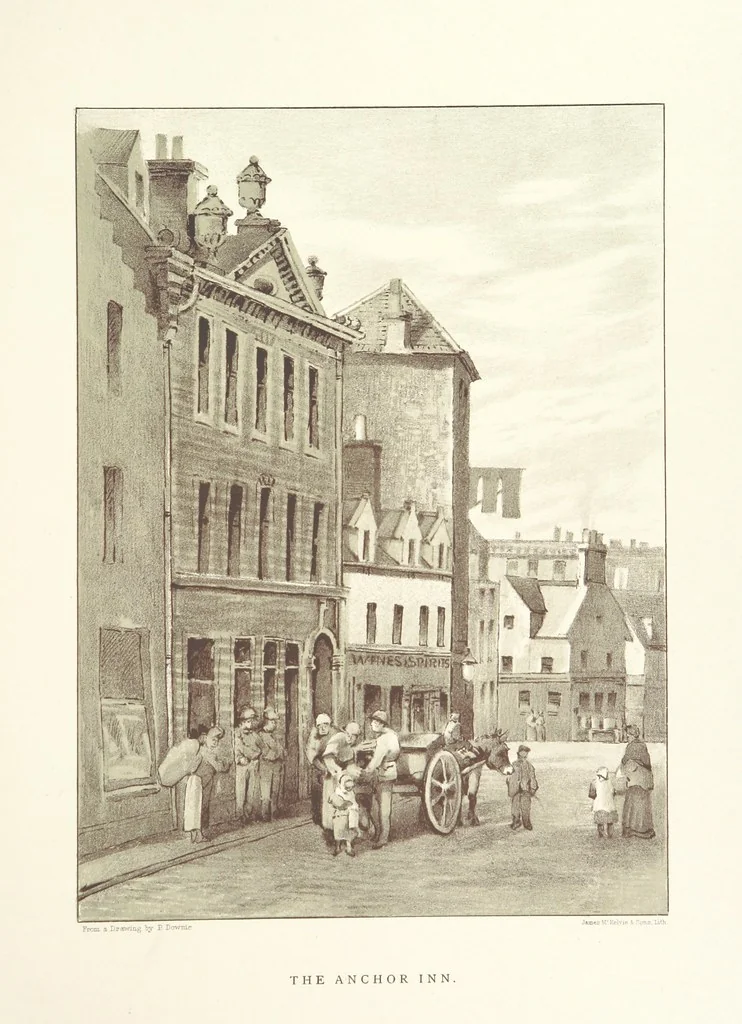 An illustration from Views & Reminiscences of Old Greenock. [With letterpress by A. Williamson, 1891, leaf 43