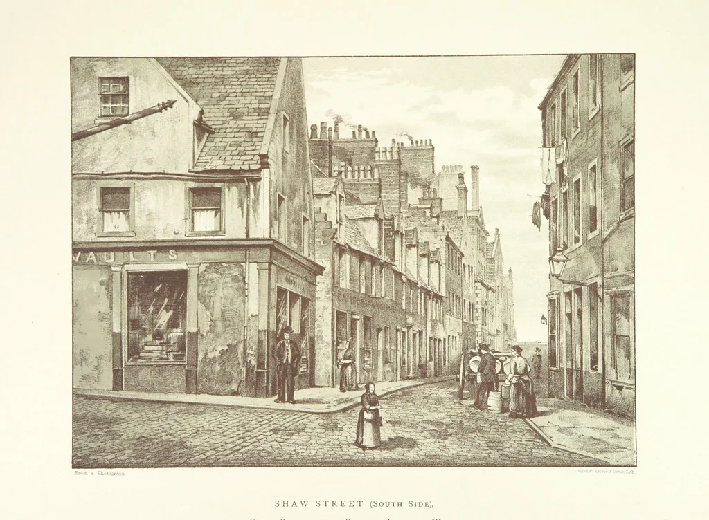 An illustration from Views & Reminiscences of Old Greenock. [With letterpress by A. Williamson, 1891, leaf 47