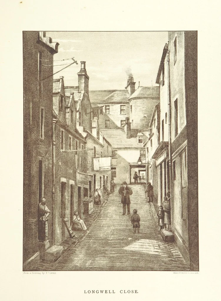 An illustration from Views & Reminiscences of Old Greenock. [With letterpress by A. Williamson, 1891, leaf 55