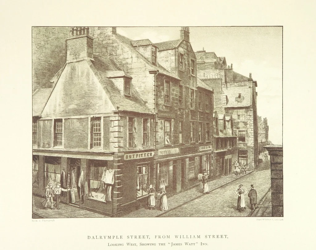 An illustration from Views & Reminiscences of Old Greenock. [With letterpress by A. Williamson, 1891, leaf 59
