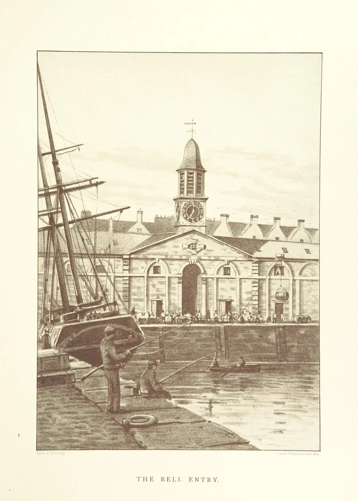 An illustration from Views & Reminiscences of Old Greenock. [With letterpress by A. Williamson, 1891, leaf 63