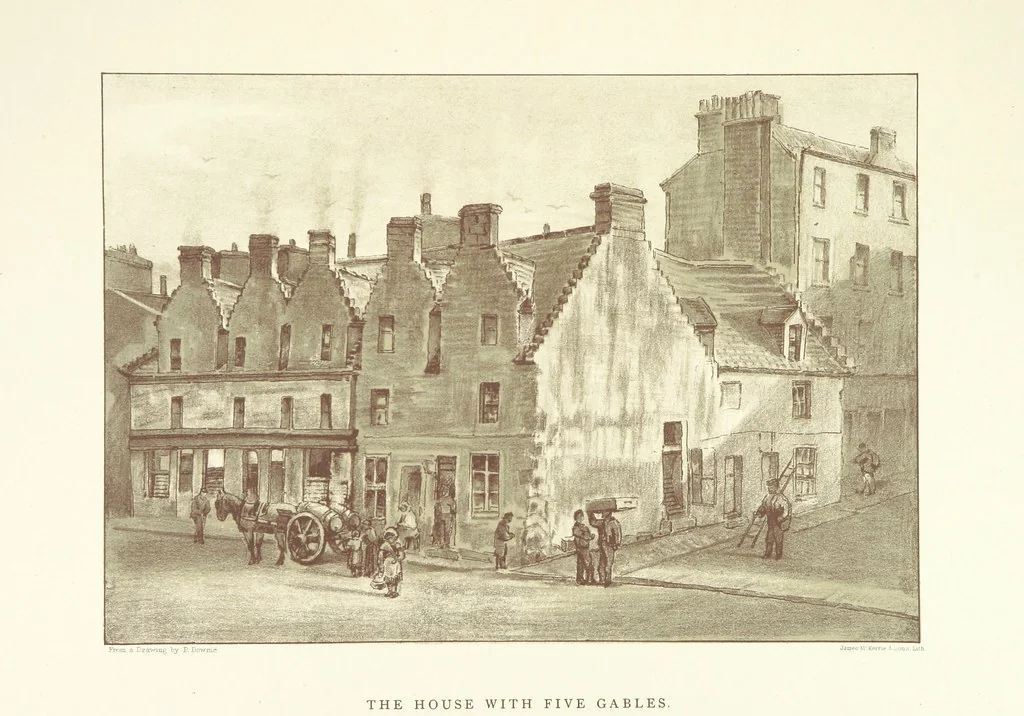 An illustration from Views & Reminiscences of Old Greenock. [With letterpress by A. Williamson, 1891, leaf 67