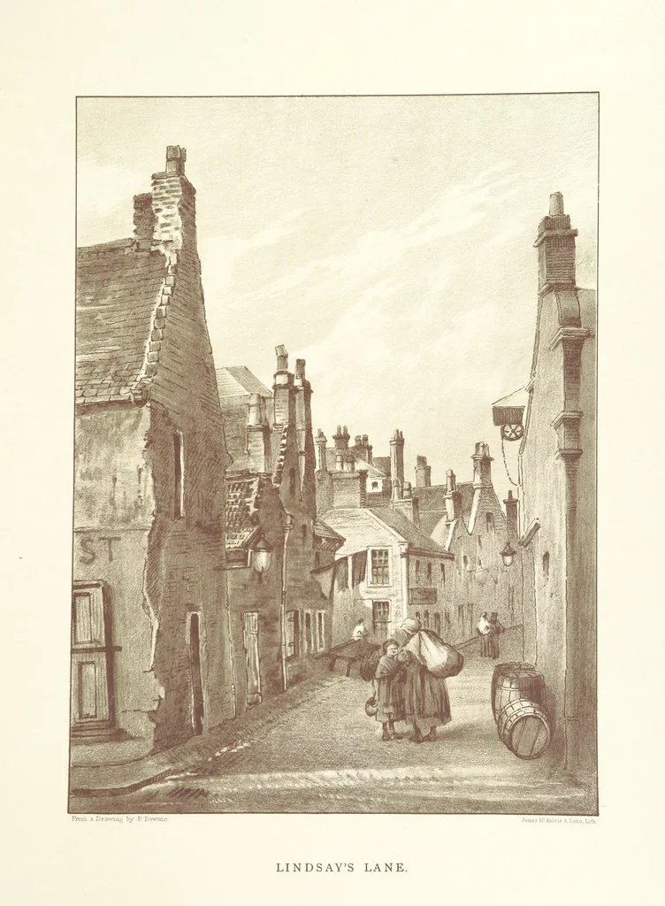An illustration from Views & Reminiscences of Old Greenock. [With letterpress by A. Williamson, 1891, leaf 71
