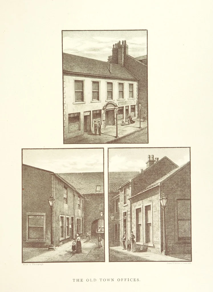 An illustration from Views & Reminiscences of Old Greenock. [With letterpress by A. Williamson, 1891, leaf 79