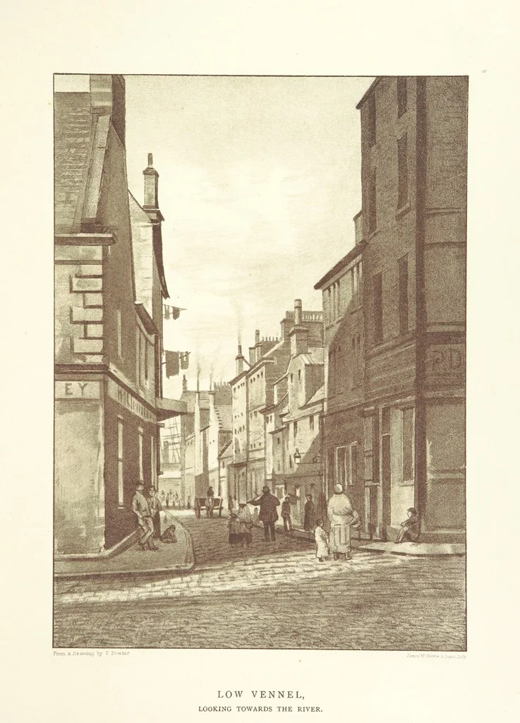 An illustration from Views & Reminiscences of Old Greenock. [With letterpress by A. Williamson, 1891, leaf 91