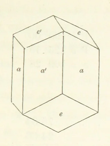 An illustration from Manual of the Mineralogy of Great Britain and Ireland, 1858, leaf 267