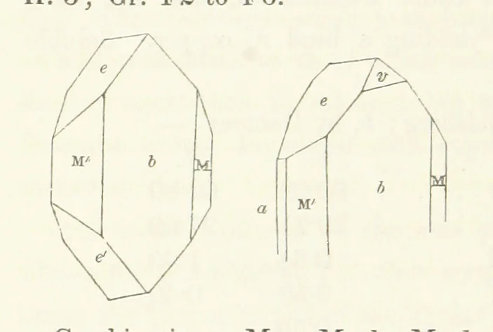 An illustration from Manual of the Mineralogy of Great Britain and Ireland, 1858, leaf 342
