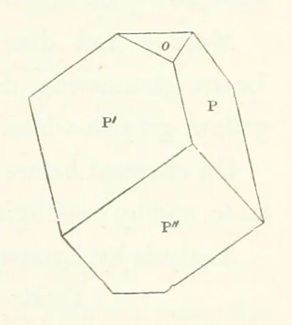 An illustration from Manual of the Mineralogy of Great Britain and Ireland, 1858, leaf 401