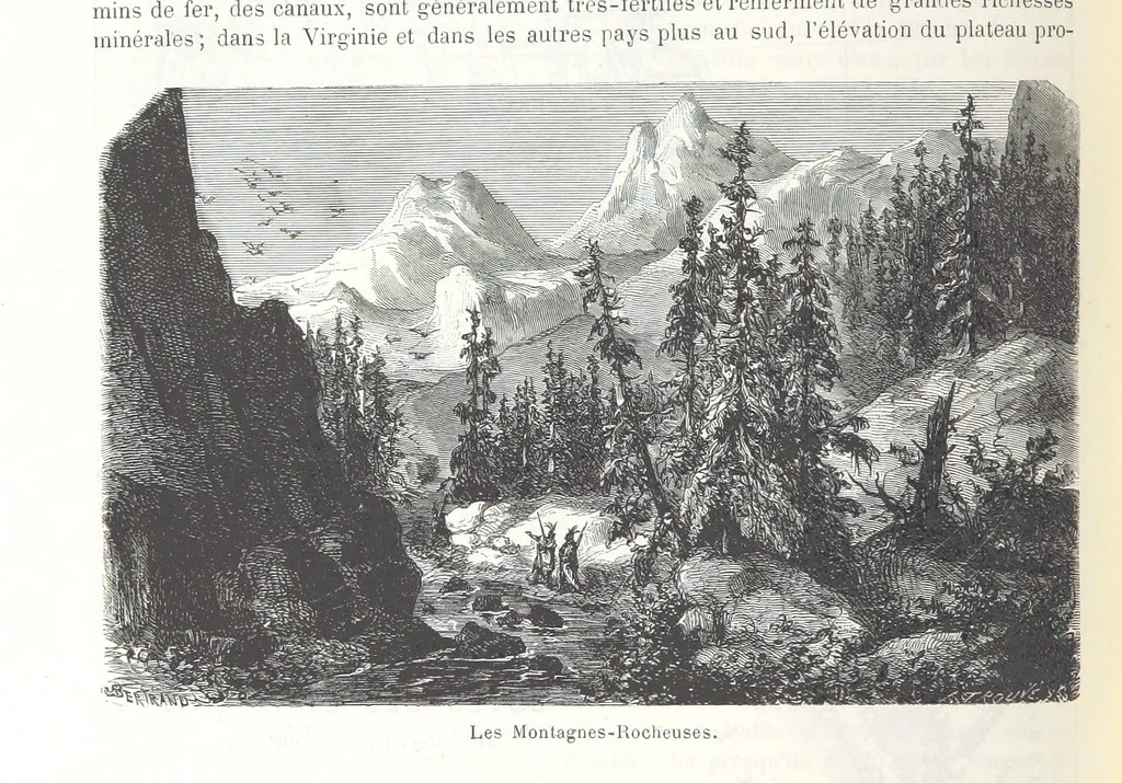 An illustration from Géographie générale; physique, politique et économique. ... Avec ... cartes ... gravures, etc, 1876, leaf 1086