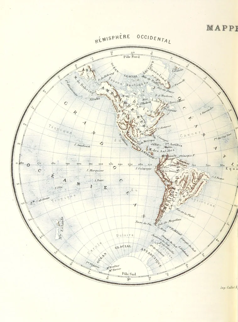 An illustration from Géographie générale; physique, politique et économique. ... Avec ... cartes ... gravures, etc, 1876, leaf 52