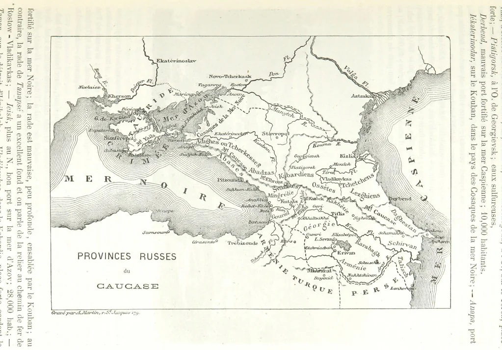 An illustration from Géographie générale; physique, politique et économique. ... Avec ... cartes ... gravures, etc, 1876, leaf 733