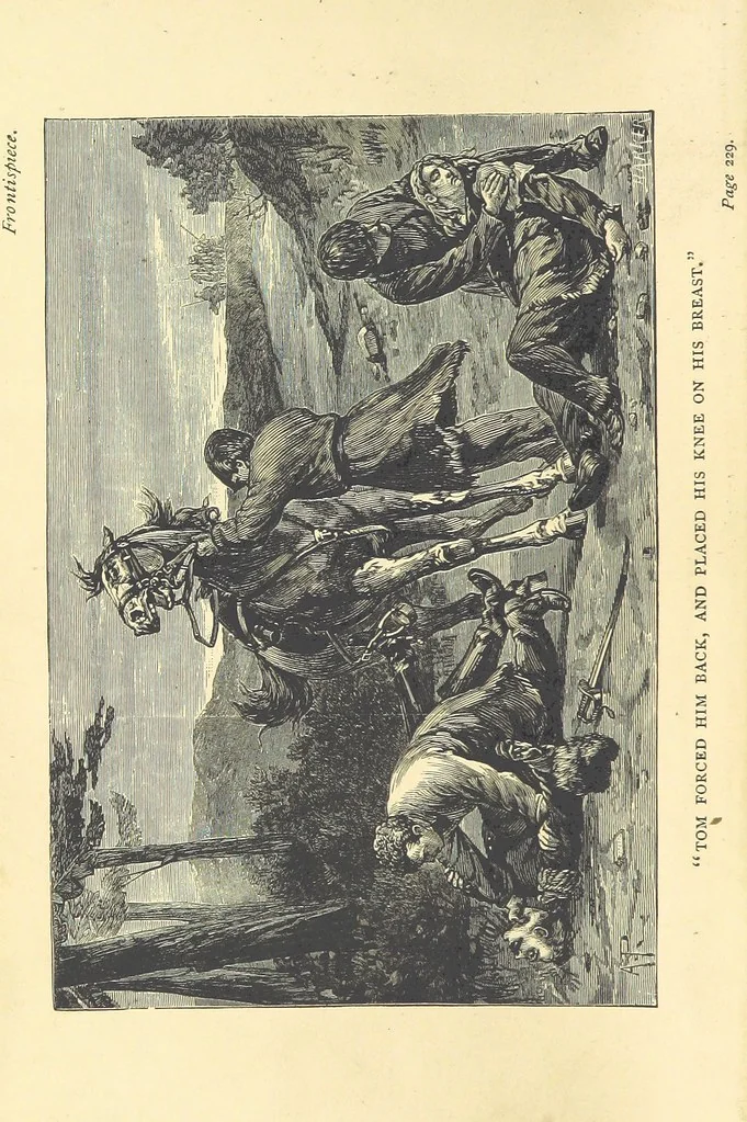 An illustration from A soldier born, or the adventures of a Subaltern of the 95th in the Crimea and Indian Mutiny. [A tale] ... Illustrated by W. Pearce, 1886, leaf 8