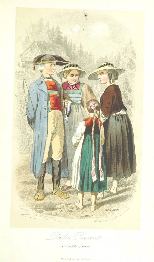 An illustration from A Summer at Baden-Baden ... illustrated by T. Johannot, E. Lamy, etc, 1853, leaf 151